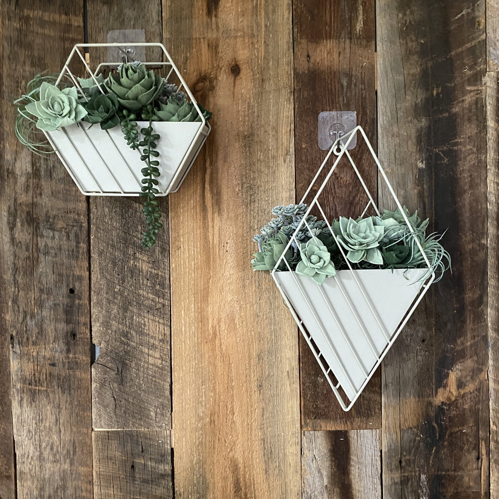 faux succulent wall garden ideas made from sola wood succulents and faux succulents
