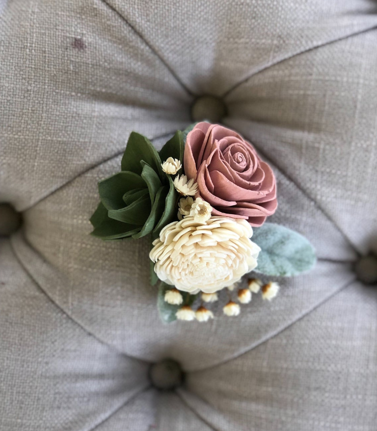 succulent corsage near me Soft Succulent Corsage