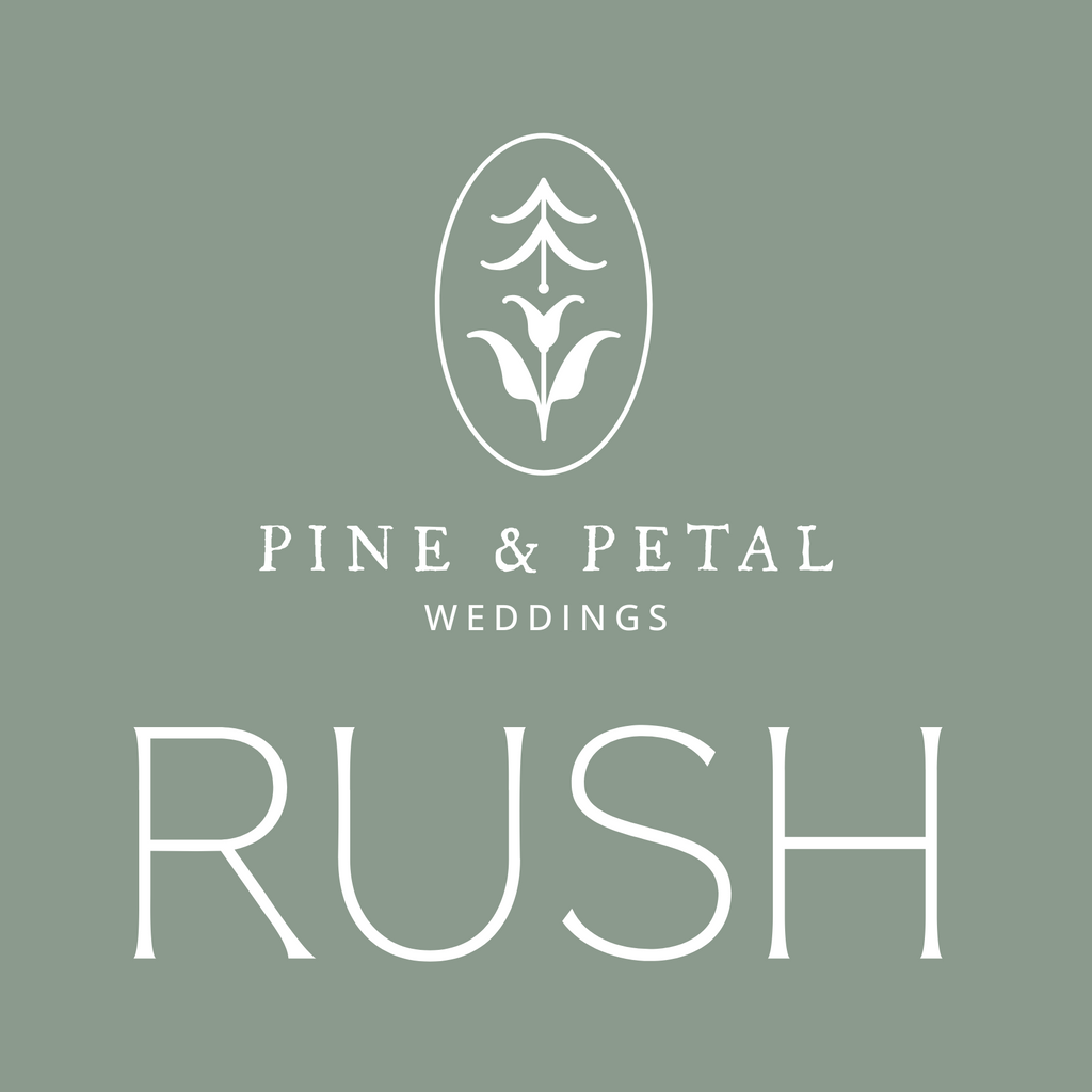 Rush my sola wood flower wedding bouquet order to receive my flowers fast