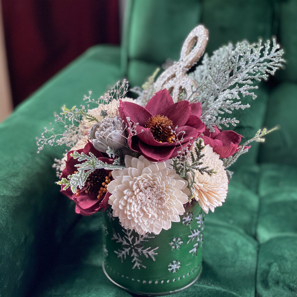 CREATE YOUR OWN - Custom Wood Flower Centerpiece – PineandPetalWeddings