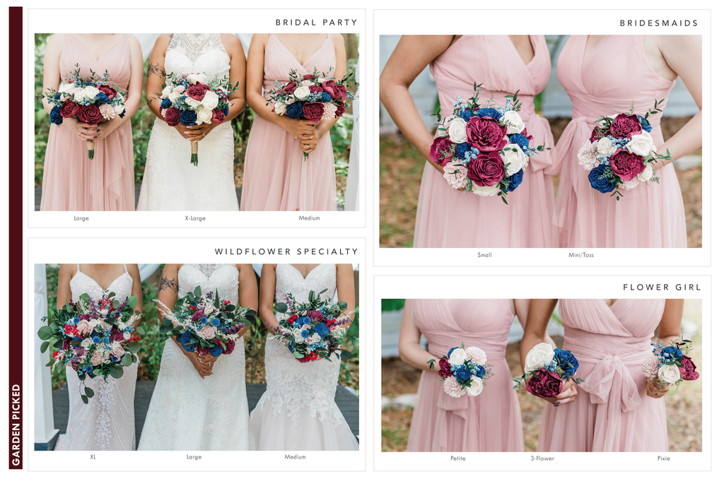 Coral, Peach, Mint, Plum Wedding Bouquet - PineandPetalWeddings