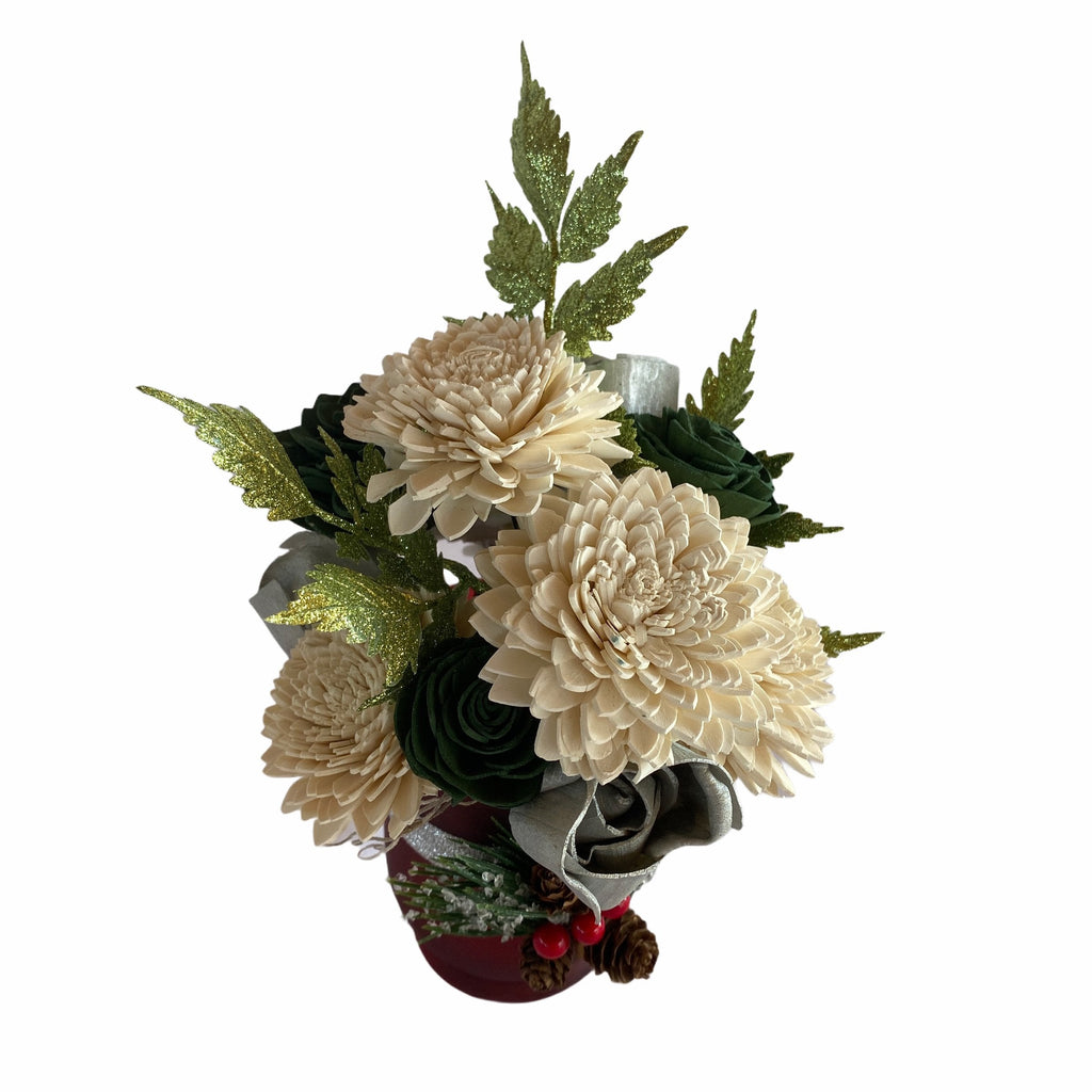 shop sola wood flower gifts for holiday decor, teachers, friends, neighbors and more. Made from delicate wood flowers in white, silver and green