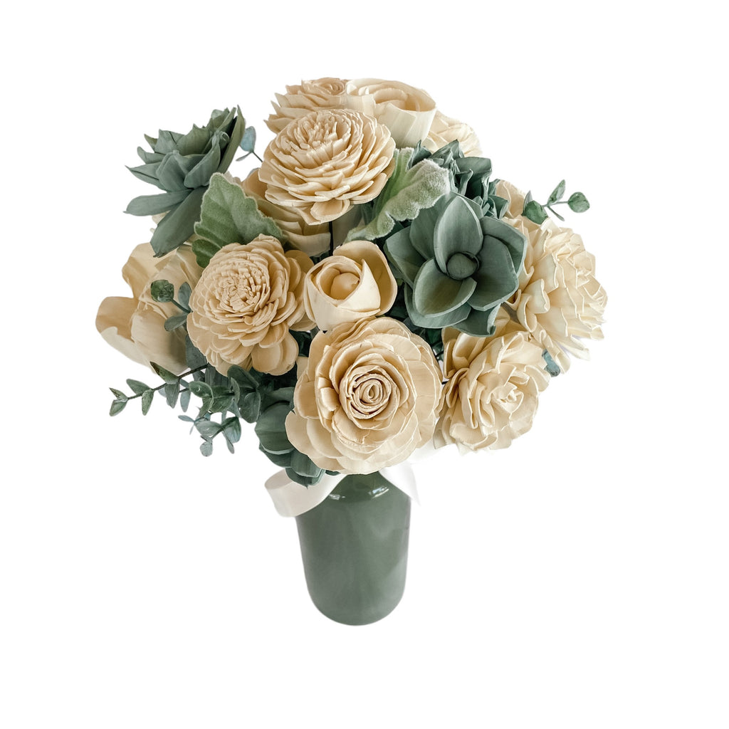elegant sola wood flower bouquet ideas for wedding centerpieces