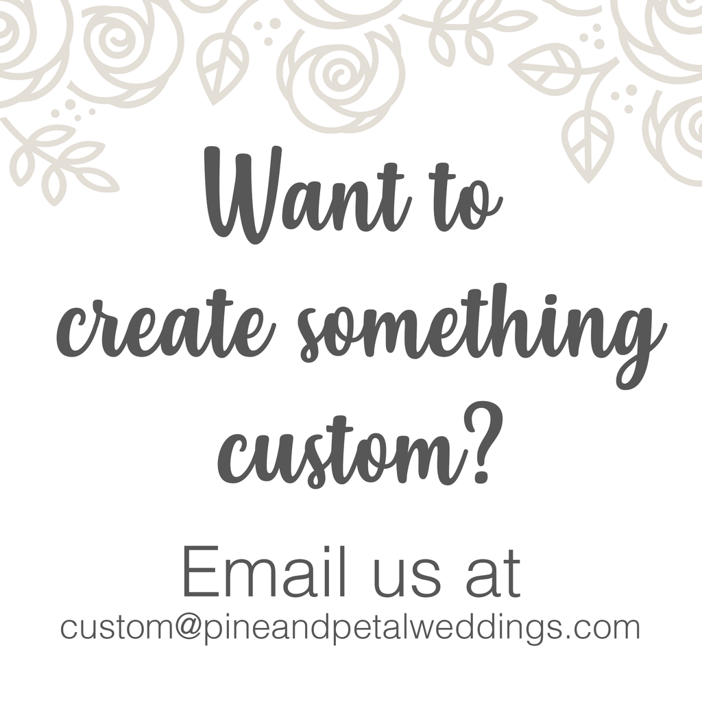 Rustic Cotton Wood Flower Arrangement - PineandPetalWeddings