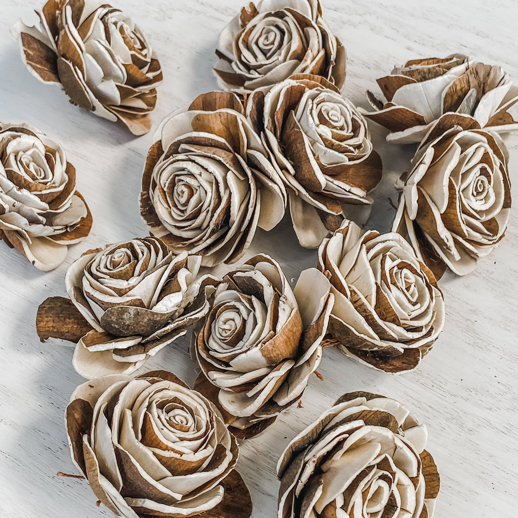bulk sola wood flower brooklyn bark rose with skin by pine and petal