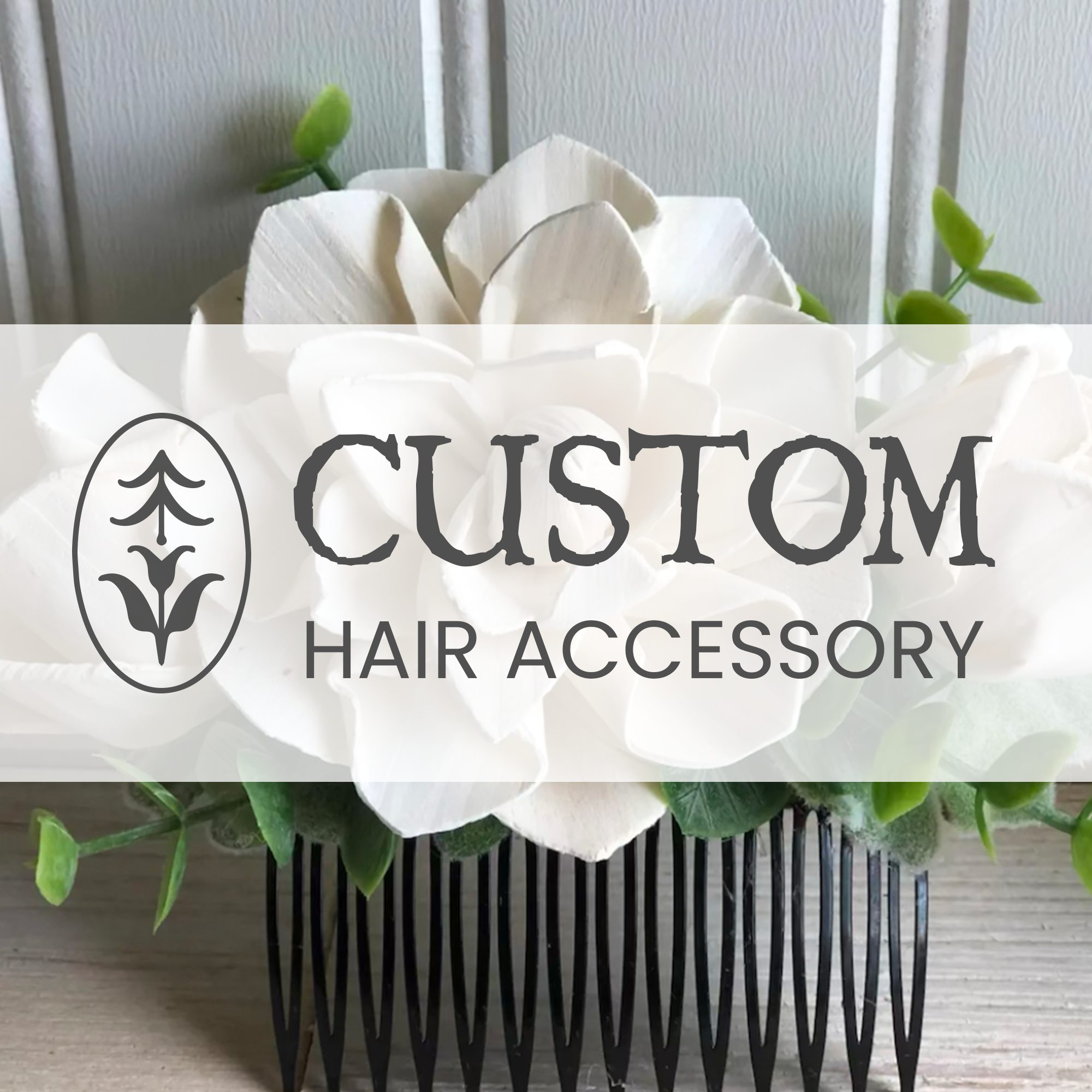 Live Succulent Hair Crown or Comb / Wedding / Bride / Sola wood / online Faux Flowers / Dried Preserved Naturals/ Special Occasion / Barette / Halo