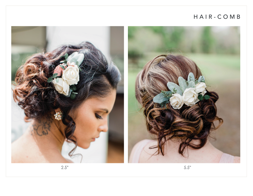 succulent hair Soft Succulent Hair Comb – Pine and Petal Weddings