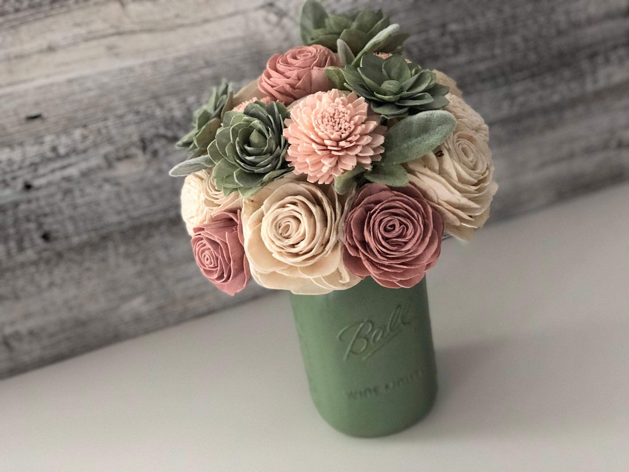 succulent petals soft Soft Succulent Bouquet – Pine and Petal Weddings