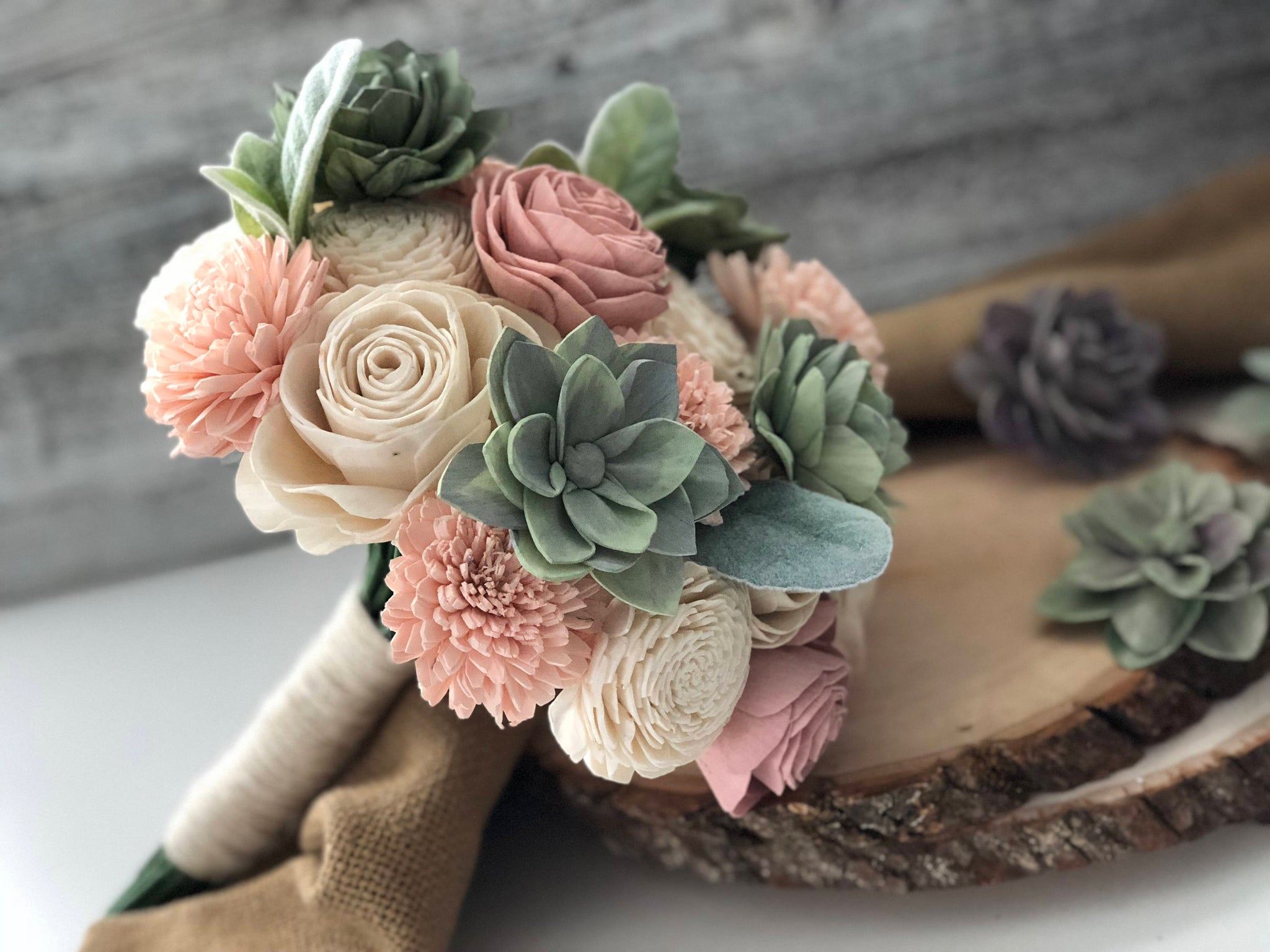 Soft Succulent Bouquet