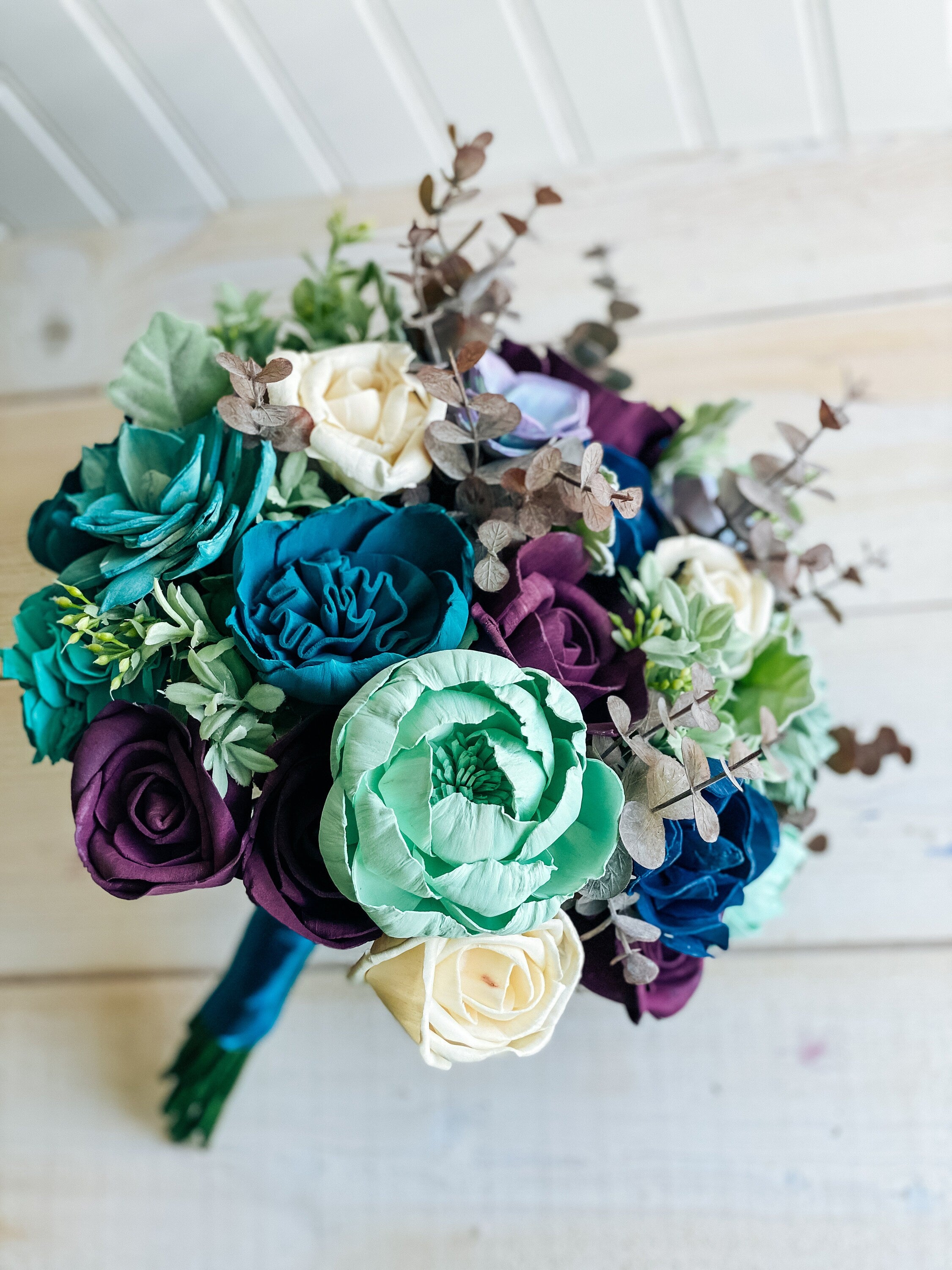 succulent prom bouquet Sea Breeze & Succulent Bouquet