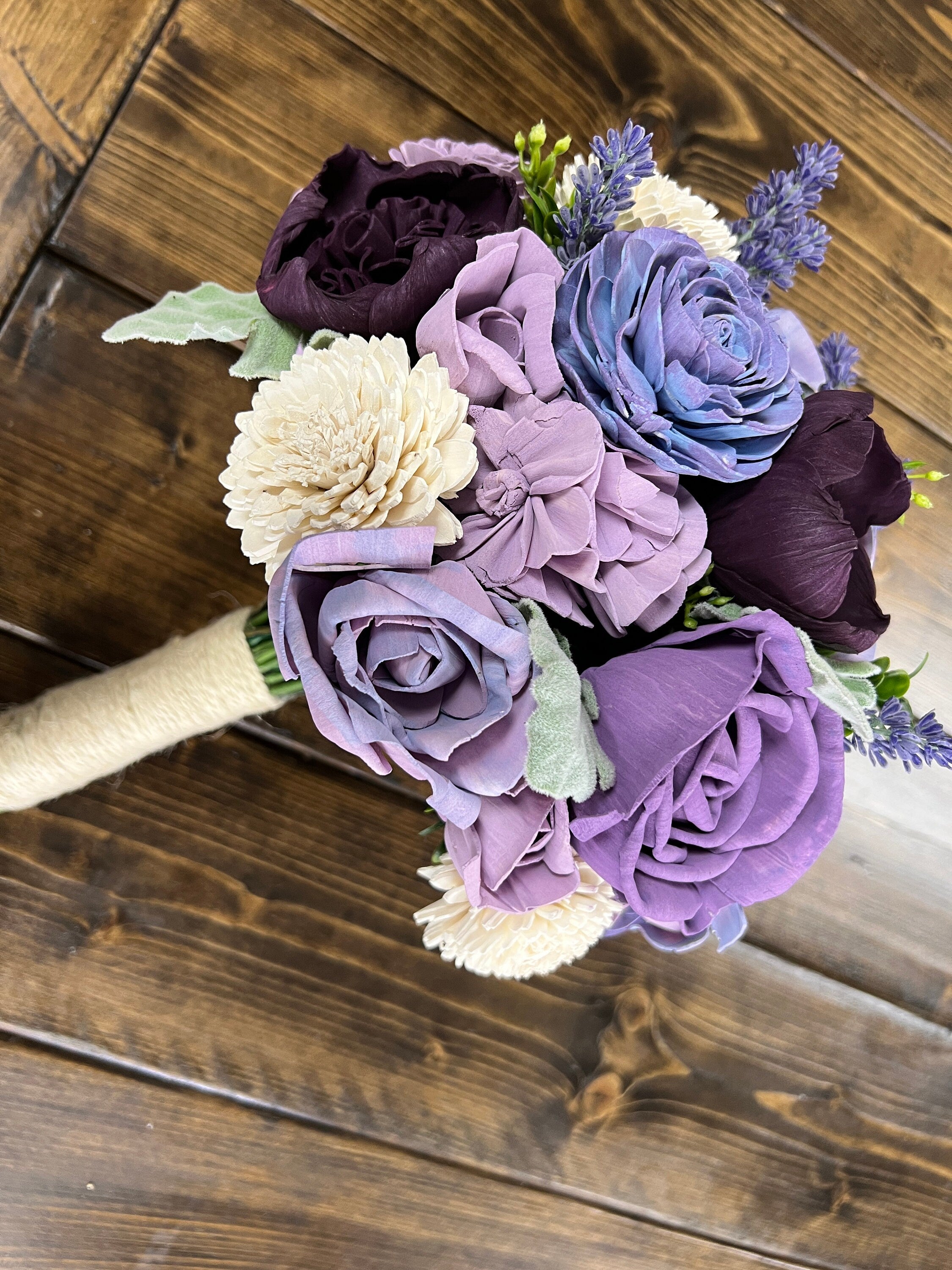 purple bouquet lavender plants Purple Lavender Sola Wood Flower Bouquet