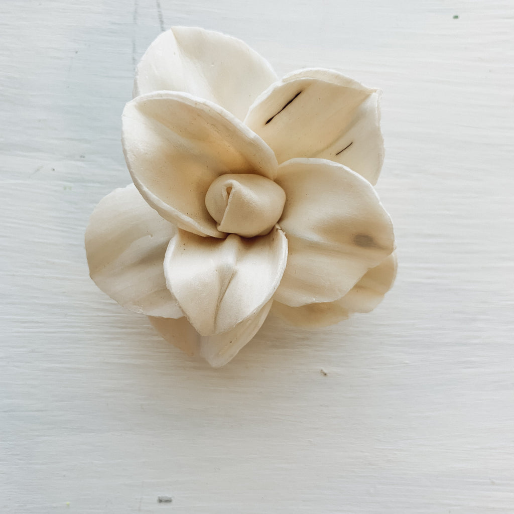 faux silk flower alternative lily flower made from sola wood