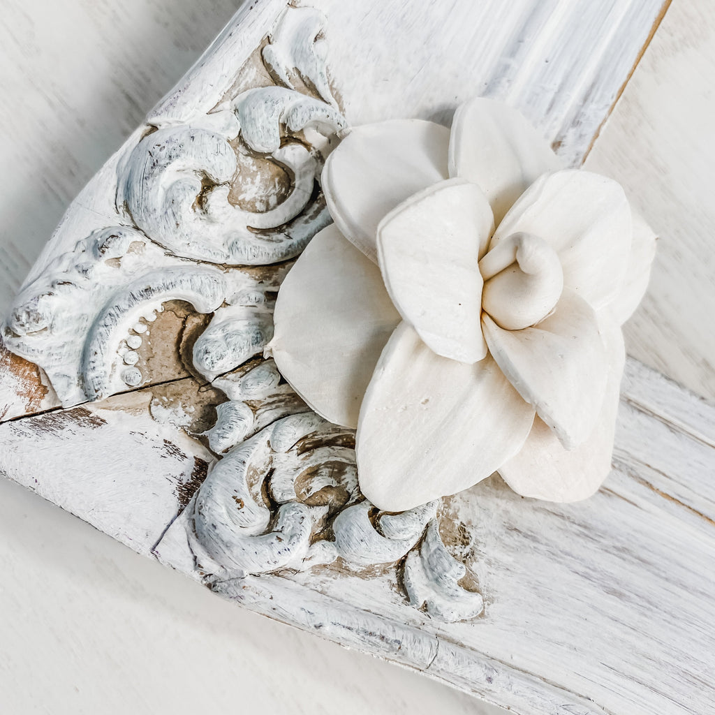 lily sola wood flower dyed for DIY crafting and wedding projects