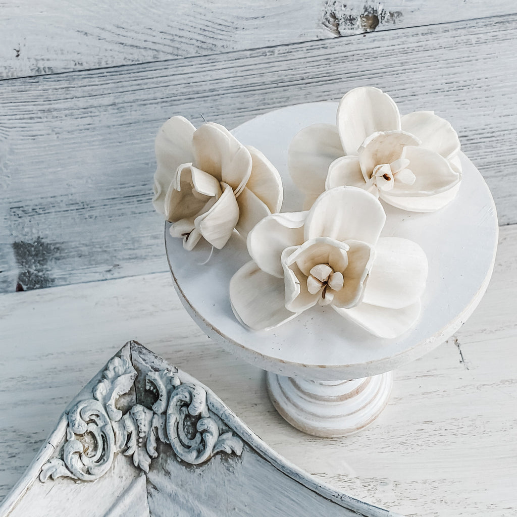 sola wood orchid flowers for wedding bouquet DIY and centerpiece DIY