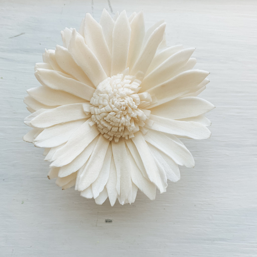 buy faux gerber daisy sunflowers made from sola wood for wedding and DIY