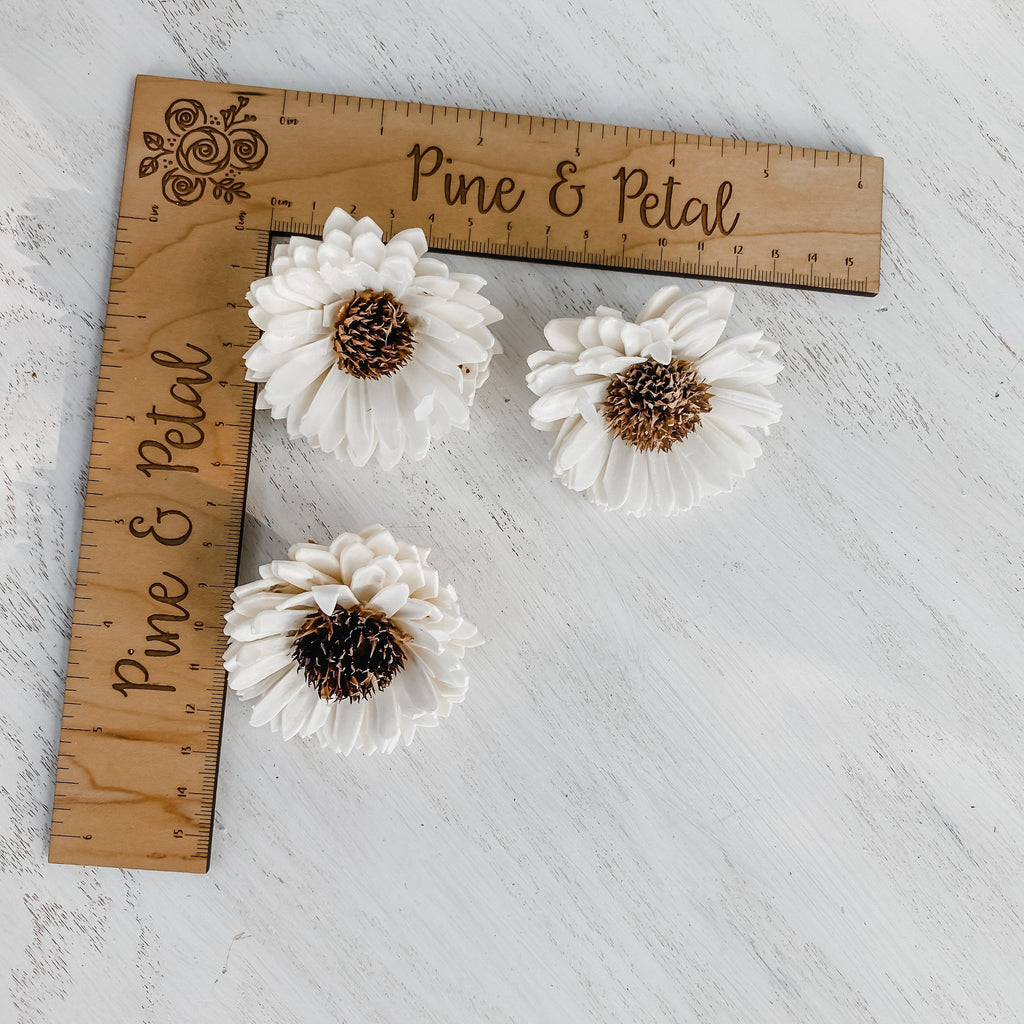 predyed sola wood black eyed susan sunflowers for DIY and crafts